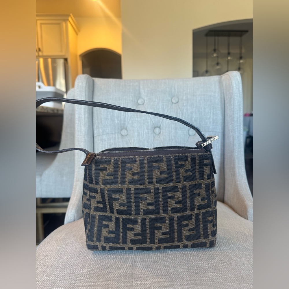 AUTHENTIC FENDI ZUCCA MINI SHOULDER BAG
